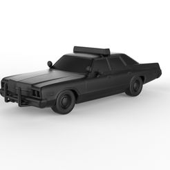 Dodge-Monaco-Sedan-Police-1974.jpg 3D file Dodge Monaco Sedan Police 1974 (PRE-SUPPORTED)・3D printer model to download