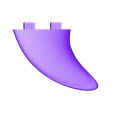 fin_Full Moon_L.stl Free STL file Surf Fins - Full Moon・Design to download and 3D print