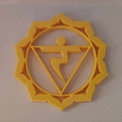 356949511_239549972238103_6601164699772052612_n.jpg STL file Solar Plexus Chakra Wall Art 2.5D・Model to download and 3D print