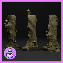 Cavern-Columns.png Archivo STL Columnas de las cavernas・Plan imprimible en 3D para descargar