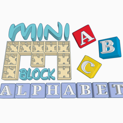 logo.png Archivo STL MiniBlock Alfabeto Inglés・Plan para descargar y imprimir en 3D