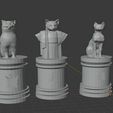 Cats.jpg Cat Chess Set