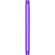 Double threaded  long.stl Shank bolt and nut for power transmission and hatch