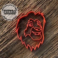 4.jpg Fichier STL MOULE À BISCUIT DU LION ROYAL (MUFASA)・Design pour imprimante 3D à télécharger