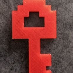 key_display_large.jpg Free STL file Zelda NES Key・3D print object to download