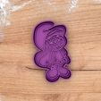 smurfete.jpg 12 cookie cutter pack from the Smurfs