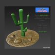 Miniature.jpg Cactus, jewelry support, display stand