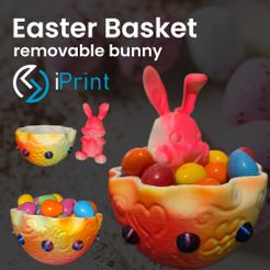 Bazaart_20240227_070850_335.jpeg Easter Basket | Chocolate Holder | Detailed - No Supports Needed