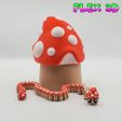 Chunky-Mushroom-Dragon-with-Egg-2.jpg Chunky Mushroom Dragon avec œuf de champignon