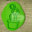 IMG_20190903_141119.jpg PACK 12 CACTUS - cookie cutter - mexican party, desert, summer - dough and clay cutter - 12cm