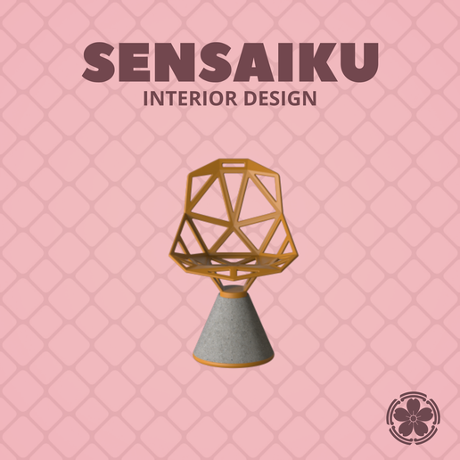 Miniature Replica 1:12 Christ & Gantenbein 17. Chair One with Concrete Base for Miniature Dollhouse - 3D Print Instant Download - Miniature Furniture Designer Series