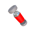 Canister.png Soda can coaster/cap, upcycling into canister for cosplay
