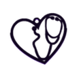 Nurse.stl STL file Coronavirus Heart Earrings・3D printable model to download