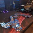 SERPENT VOLANT, QUETZALCOAT, SERPENT AILÉ, ANIMAL DE COMPAGNIE ARTICULÉ FLEXI WIGGLE, IMPRESSION EN PLACE, SERPENT FANTASTIQUE