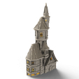 1.png Medieval Architecture - House with tower and turret