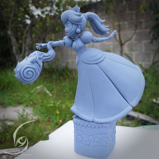 3.jpg Princesa Peach - STL 3D Print Figure