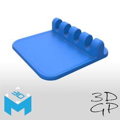 aff.png Free STL file SUPPORT & REST Kitchen utensils・3D printable model to download