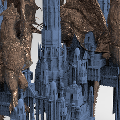— - e Archivo OBJ Mago dragón templos 5・Modelo para descargar y imprimir en 3D, aramar