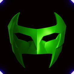 GLPa1.png Fichier STL GREEN LANTERN KYLE RAYNER PARALLAX HAL JORDAN MASK・Modèle à imprimer en 3D à télécharger