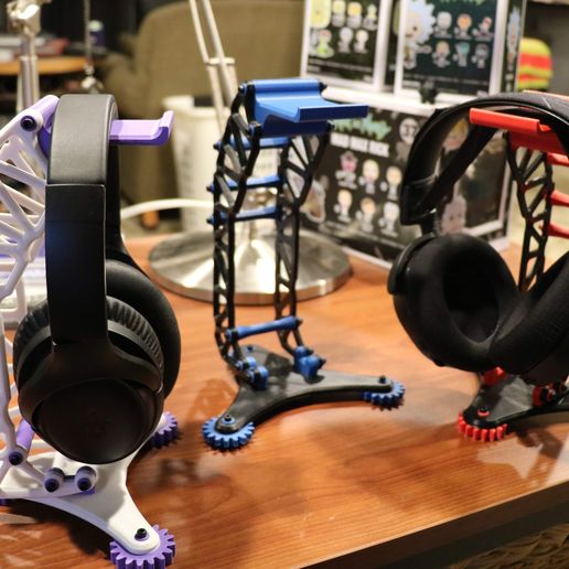 🎧 Industrial Headphone Stand・ STL File for ・Cults