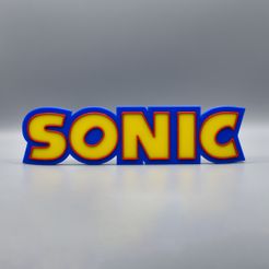DSC_0357.jpg Archivo STL Sonic The Hedgehog Retro 3D MODULAR LOGO / LETTERING・Plan de impresora 3D para descargar, AsierCorderoAC