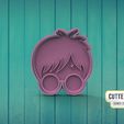 harry1.jpg Fichier STL Harry Potter Face Cookie Cutter M1・Plan imprimable en 3D à télécharger