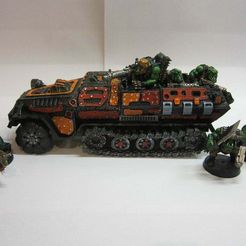 IMG_1557.JPG Free STL file Grot Hanomag (Warhammer 40K)・Model to download and 3D print