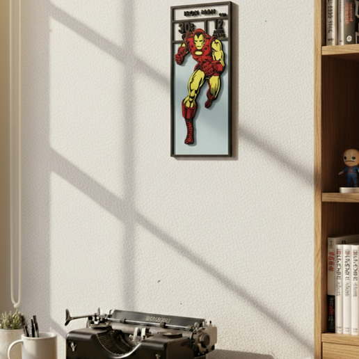 Gemini_Generated_Image_6mdhbo6mdhbo6mdh.png Iron Man Marvel Corner Box - Comics wall decoration