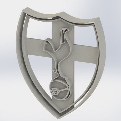 Descargar archivo STL cortante de galletitas Tottenham- Cookie Cutter ...