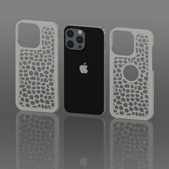 cut-holes-3.png Archivo STL Fundas para el iPhone 14 PRO MAX (dos diseños)・Plan para descargar y imprimir en 3D