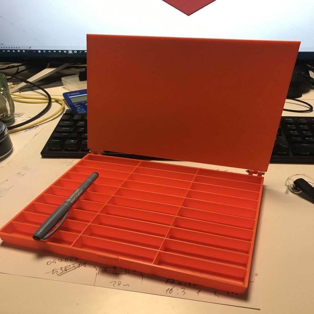 Download STL file Smart Box Organizer with 30 spaces for small and long ...