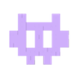 Pixel_flower_-_head_1.stl Space Invaders Pixel Flower