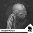13.png Female Snake Head for action figures