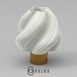2.jpg Cream Lamp, Twisted Ribbon Lamp – Sculptural 3D Printed Light for Artistic Interiors – A Bold, Fluid DesignModern Lamp Lampshade Lamp, Table Lamp,  Night Lamp,Dim Light Lighting, Modern Table Lamp, Modern Lamp, Lamps, Lampshade, Night Lamp