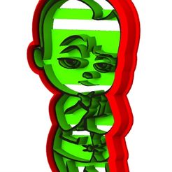 Jefe02.jpg STL-Datei Ausstecher Cookies Boss・Modell zum Herunterladen und 3D-Drucken