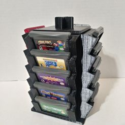 20220407_181801_HDR.jpg STL-Datei Schachtelhalter für Game Boy Advance und DS-Spielkassetten・Design zum Herunterladen und 3D-Drucken