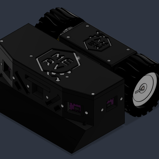 Competitive Mini Sumo Chassis Kit (10x10cm) - ToF VL53L0X & Pololu/N20 Mounts