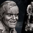 110822-Wicked-Jack-Torrance-Sculpture-01.jpg Wicked Movies Jack Torrance Sculpture: Tested and ready for 3d printing