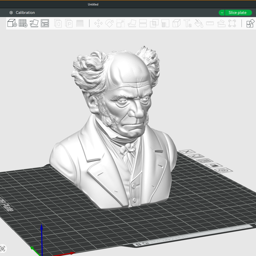 Schopenhauer-2.png Бюст Артура Шопенгауэра с печатью