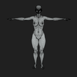 6.png High Detailed Women Fit Body Base Mesh T-Pose