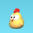 Cod385-Funny-Chicken-Keychain-2.png Funny  Chicken Keychain