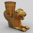 untitled.123.png Achaemenid Persian Lion Rhyton 3D print model