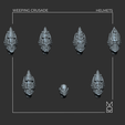 CultsDesign-3.png Weeping Crusade - Capacetes do Guardião (Pré-suportado)