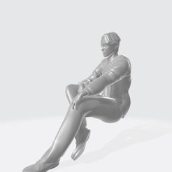 Guy-sitting.jpg Archivo OBJ Hombre civil sentado con chaleco y caquis (sin apoyos)・Objeto imprimible en 3D para descargar, highlanderburial