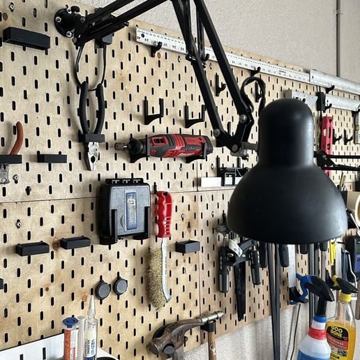 skadis lamp holder