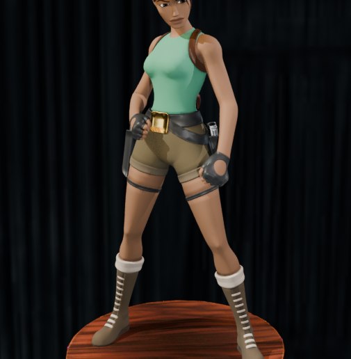 lara croft png ps1