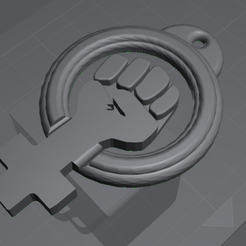 Captura-de-pantalla-2023-04-29-191846.png STL file Feminist keychain・3D print object to download
