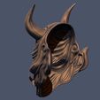 04.JPG Devil Mask-Hannya Mask-Samurai Mask-Satan mask for cosplay 3D print model