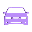 Saab9000_key_50mm.stl SAAB 9000 KEY SILHOUETTHE