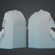 2.png Ocean Wave Bookends – Crashing Surf Pair